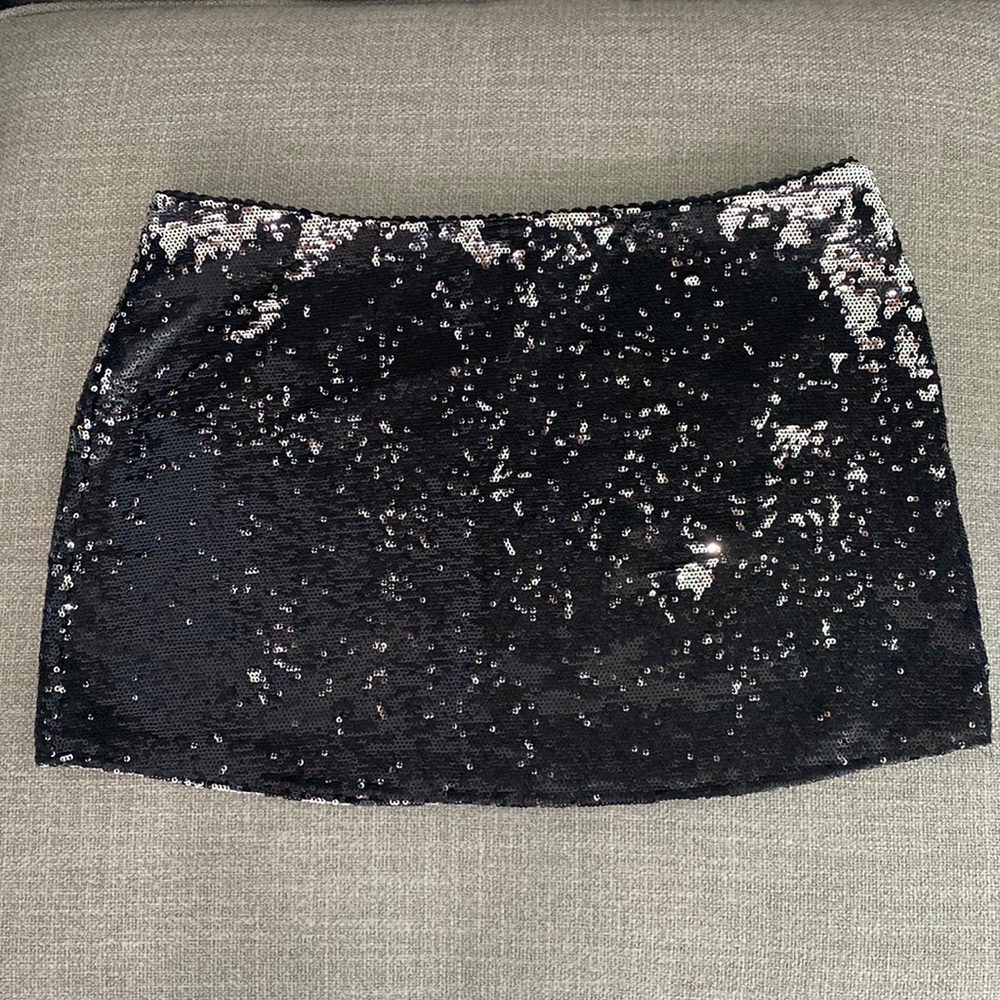 Sparkly Sequin Mini Skirt